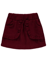 Picture of Wholesale - Civil Baby - Burgundy - Baby Girl-Skirt-74-80-86 Month (1-1-1) 3 Pieces 