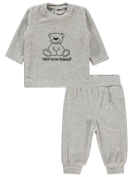 Picture of Wholesale - Civil Baby - Greymarl - Baby Unisex-Pajama Set-62-68-74-80-86 Month (1-1-1-1-1) 5 Pieces 