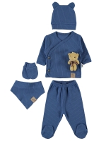 Picture of Wholesale - Civil Baby - Saxe - Baby Boy-Snapsuit Sets-50 Month (Of 2 ) 2 Pieces 