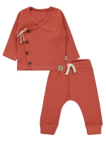 Resim Toptan - Civil Baby - Kiremit - Bebek Erkek-Pijama Takımı-68-74-80-86 AY (1-1-1-1) 4 Adet 