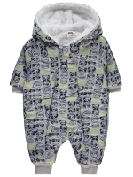 Picture of Wholesale - Civil Baby - Green - Baby Boy-Baby Snowsuit-68-74-80-86 Month (1-1-1-1) 4 Pieces 