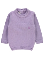 Picture of Wholesale - Civil Baby - Pink-Damson - Baby Girl-Sweater-68-74-80-86 Size (1-2-3-3) 9 Pieces 