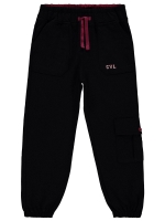 Picture of Wholesale - Civil Boys - Black - Boys-Track Pants-6-7-8-9 Year (1-1-1-1) 4 Pieces 