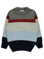 Picture of Wholesale - Civil Boys - Soft Navy - Boys-Sweater-2-3-4-5 Year (1-1-1-1) 4 Pieces 
