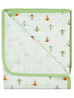 Resim Toptan - Civil Baby - Yeşil - Bebek Erkek-Battaniye ve Kundak-S Beden (2 LI) 2 Adet 
