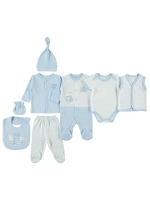 Resim Toptan - Civil Baby - Mavi - Bebek-Zıbın Setleri-50 AY (2 Li ) 2 Adet 