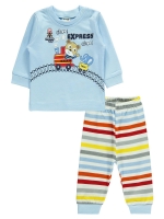Resim Toptan - Civil Baby - Kahverengi - Bebek-Pijama Takımı-56-62-68-74 (1-1-1-1) 4 Adet 