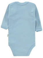 Resim Toptan - Civil Baby - Mavi - Bebek-Çıtçıtlı Badi-56-62-68-74-80-86 (1-1-1-1-1-1) 6 Adet 