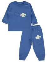 Resim Toptan - Civil Baby - Koyu Mavi - Bebek-Pijama Takımı-68-74-80-86 AY (1-1-1-1) 4 Adet 