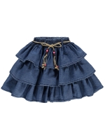Picture of Wholesale - Civil Girls - Blue - Girl-Skirt-6-7-8-9 Year (1-1-1-1) 4 Pieces 