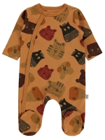 Picture of Wholesale - Civil Baby - Copper - Baby-Overalls-56-62-68 Month(1-1-1) 3 Pieces 