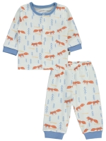 Resim Toptan - Civil Baby - Mavi - Bebek-Pijama Takımı-56-62 (1-1) 2 Adet 