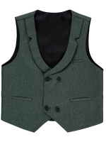 Picture of Wholesale - Civil Boys - Green - Boy-Waistcoat-10-11-12-13 Year  (1-1-1-1) 4 Pieces 