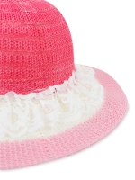Resim Toptan - Kitti-Akal Tekstil - Çilek - Kız Çocuk-Şapka Bere-S Beden (6 LI) 6 Adet 