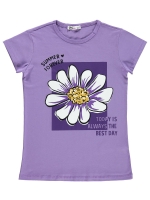 Picture of Wholesale - Civil Girls - Light Purple - -Sweatshirt and T-Shirt-10-11-12-13 Year  (1-1-1-1) 4 Pieces 