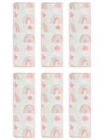 Picture of Wholesale - Minidamla-Lüks Tekin - Ecru - -Baby Handkerchiefs-S Size (Of 10) 10 Pieces 