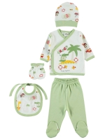 Picture of Wholesale - Civil Baby - Green - -Snapsuit Sets-56 Month ( Of 2 ) 2 Pieces 