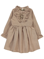 Picture of Wholesale - Civil Girls - Beige - -Jumper and Dress-2-3-4-5 Year (1-1-1-1) 4 Pieces 