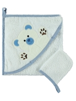 Picture of Wholesale - Civil Baby - Blue - -Towel-S Size (Of 2) 2 Pieces 