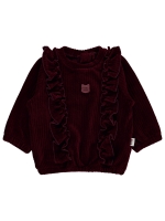 Picture of Wholesale - Civil Baby - Burgundy - Baby-Sweatshirt-68-74-80-86 Month (1-1-1-1) 4 Pieces 