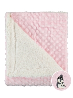 Picture of Wholesale - Minidamla-Lüks Tekin - Pink - Baby-Blanket And Swaddle-S Size (Of 1) 1 