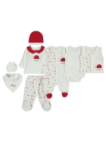 Resim Toptan - Civil Baby - Kırmızı - Bebek-Zıbın Setleri-50 AY (2 Li ) 2 